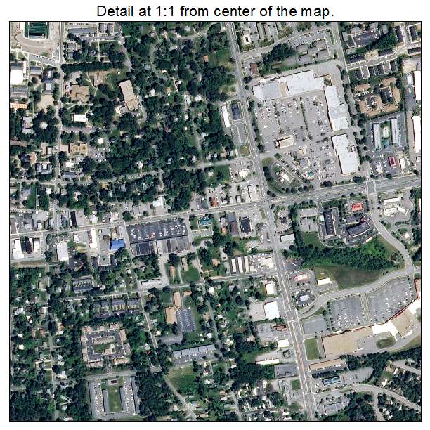 Ashland, Virginia aerial imagery detail