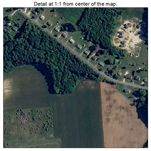 Belle Haven, Virginia aerial imagery detail