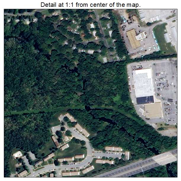 Bensley, Virginia aerial imagery detail