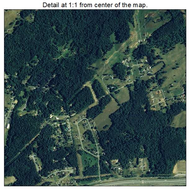 Bristol, Virginia aerial imagery detail