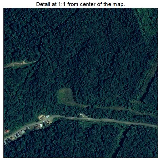 Clinchco, Virginia aerial imagery detail