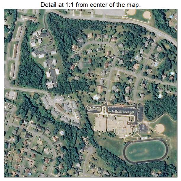 Cloverdale, Virginia aerial imagery detail