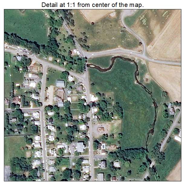 Dayton, Virginia aerial imagery detail