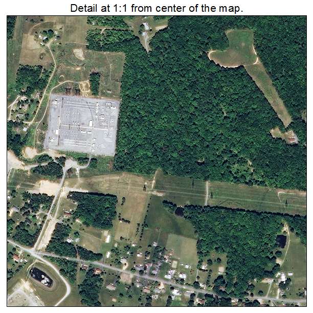 Dooms, Virginia aerial imagery detail