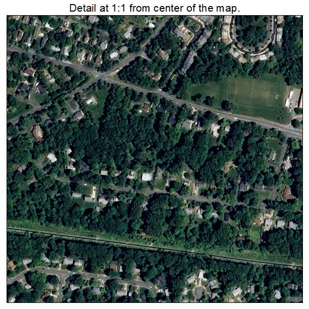 Dunn Loring, Virginia aerial imagery detail