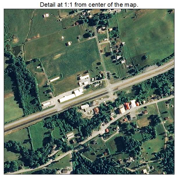 Ewing, Virginia aerial imagery detail