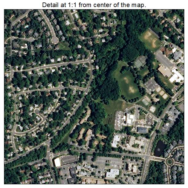 Fairfax, Virginia aerial imagery detail