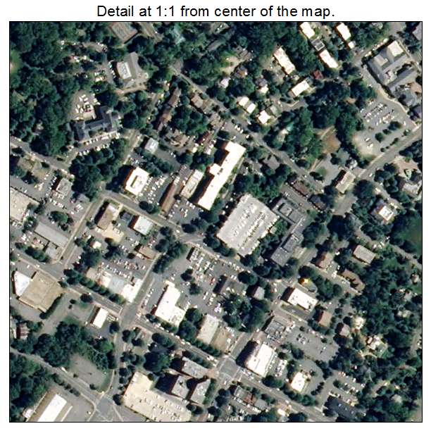 Falls Church, Virginia aerial imagery detail