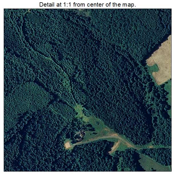Fancy Gap, Virginia aerial imagery detail