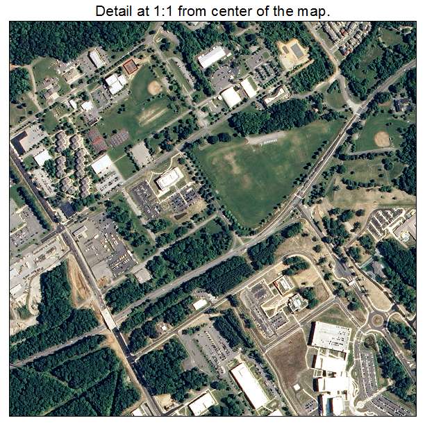 Fort Belvoir, Virginia aerial imagery detail
