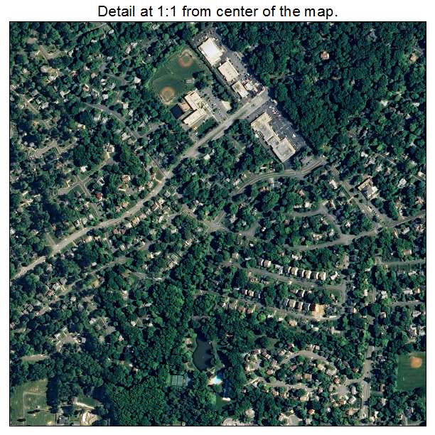 Fort Hunt, Virginia aerial imagery detail