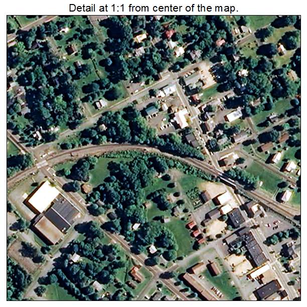 Gordonsville, Virginia aerial imagery detail