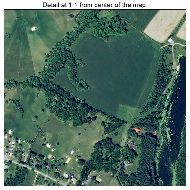 Greenville, Virginia aerial imagery detail