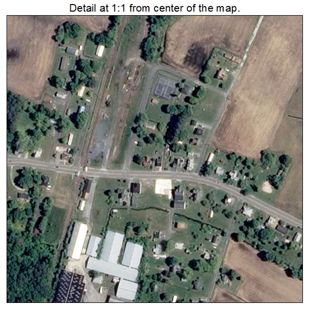 Hallwood, Virginia aerial imagery detail