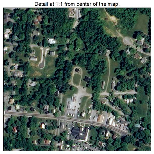Hamilton, Virginia aerial imagery detail
