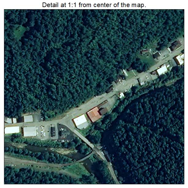 Haysi, Virginia aerial imagery detail