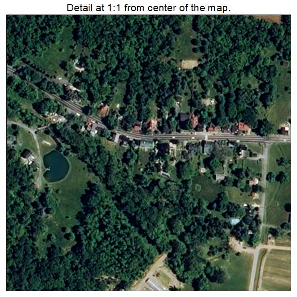 Hillsboro, Virginia aerial imagery detail