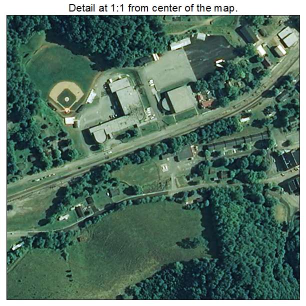 Honaker, Virginia aerial imagery detail