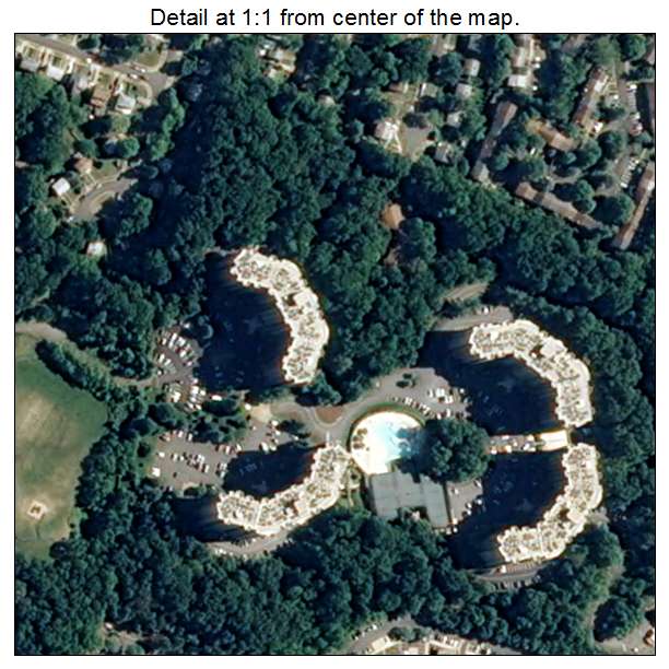 Huntington, Virginia aerial imagery detail
