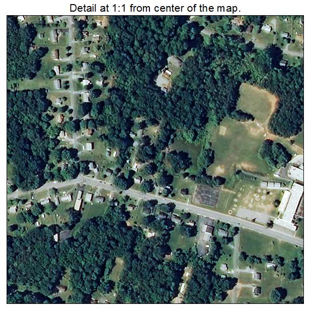 Hurt, Virginia aerial imagery detail