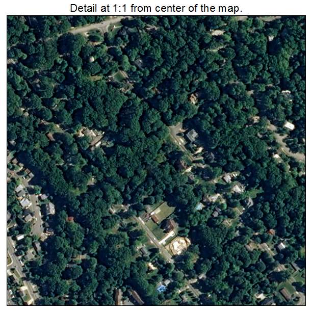 Hybla Valley, Virginia aerial imagery detail