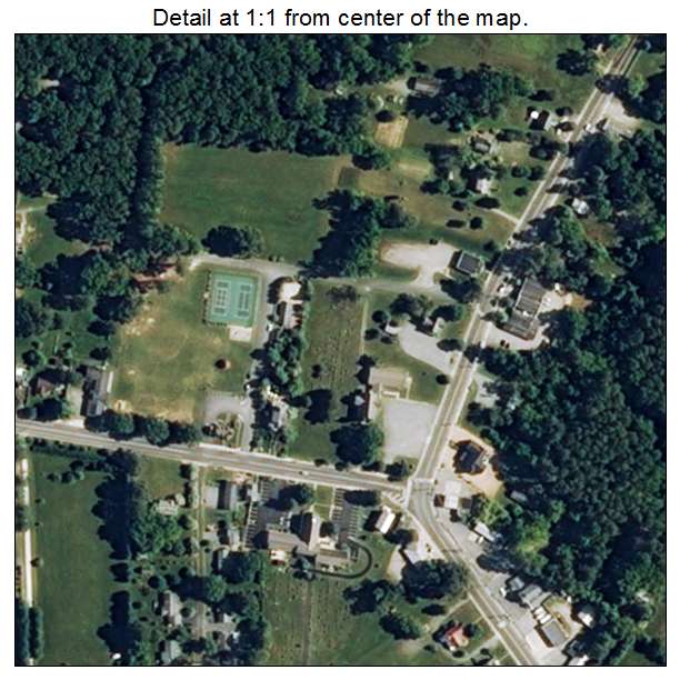 Irvington, Virginia aerial imagery detail