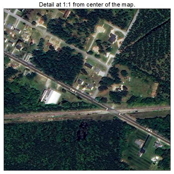 Jarratt, Virginia aerial imagery detail