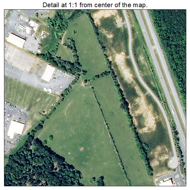 Jolivue, Virginia aerial imagery detail