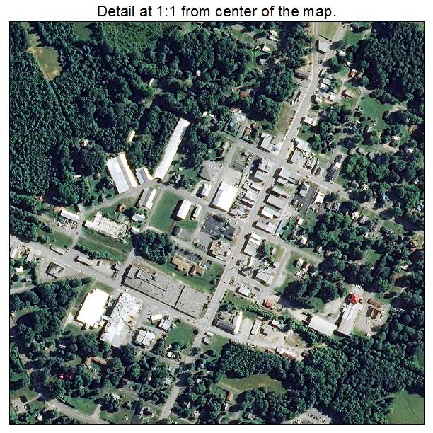 Kenbridge, Virginia aerial imagery detail