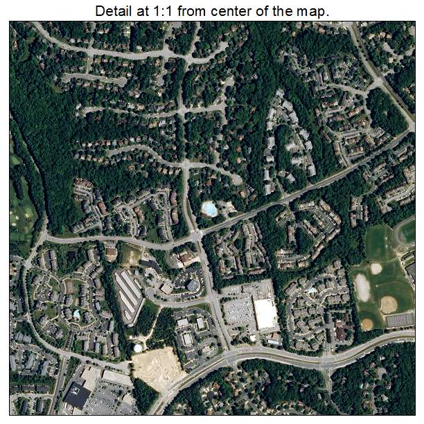 Lake Ridge, Virginia aerial imagery detail
