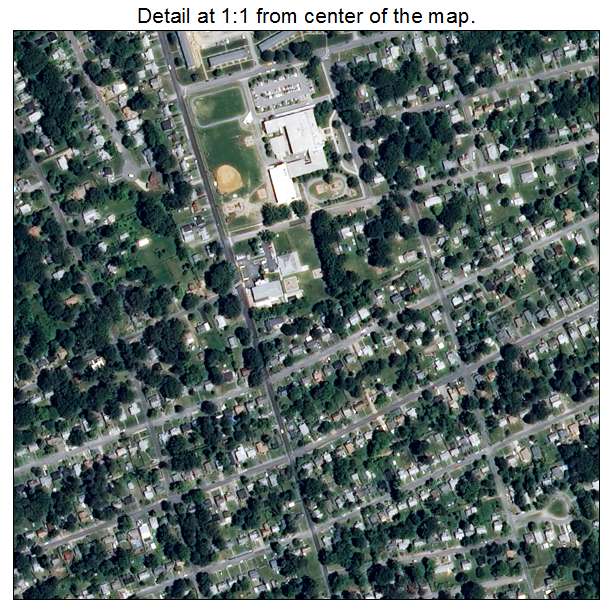Lakeside, Virginia aerial imagery detail
