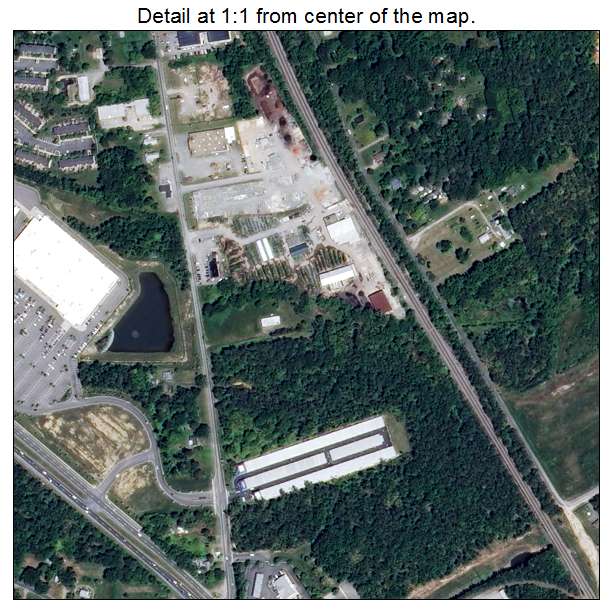 Laurel, Virginia aerial imagery detail