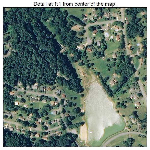 Laymantown, Virginia aerial imagery detail