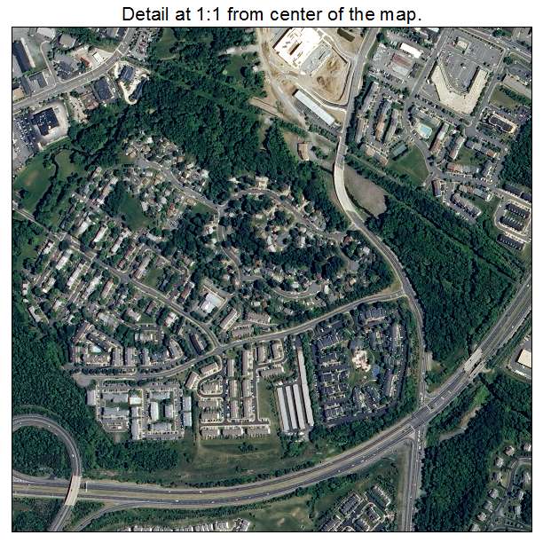 Leesburg, Virginia aerial imagery detail