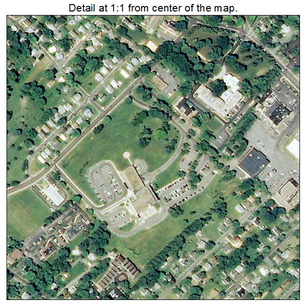 Lexington, Virginia aerial imagery detail