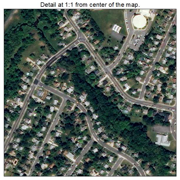 Loch Lomond, Virginia aerial imagery detail