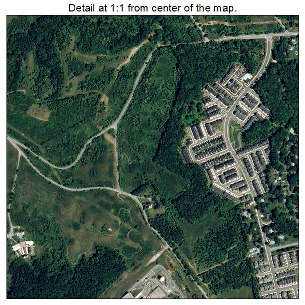 Lorton, Virginia aerial imagery detail