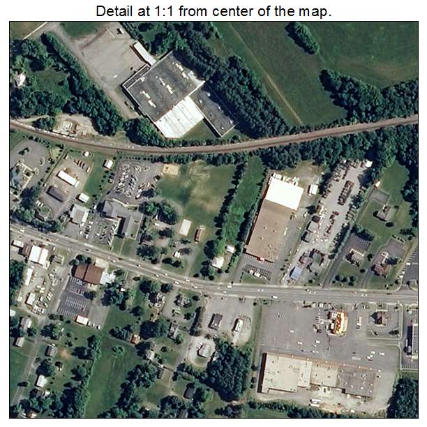 Louisa, Virginia aerial imagery detail