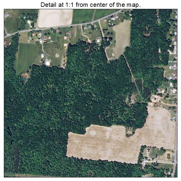 Lyndhurst, Virginia aerial imagery detail