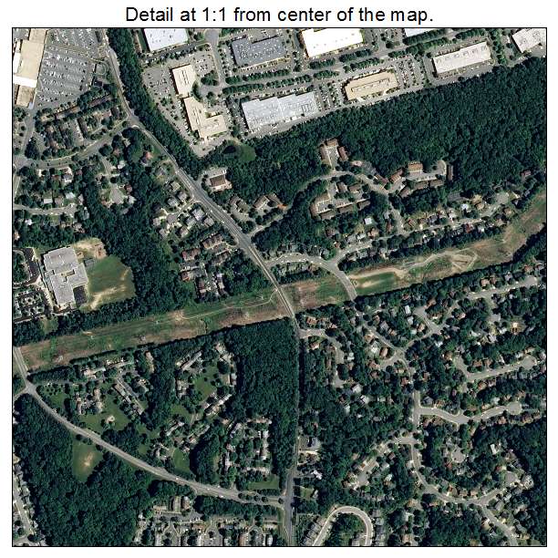 Newington, Virginia aerial imagery detail