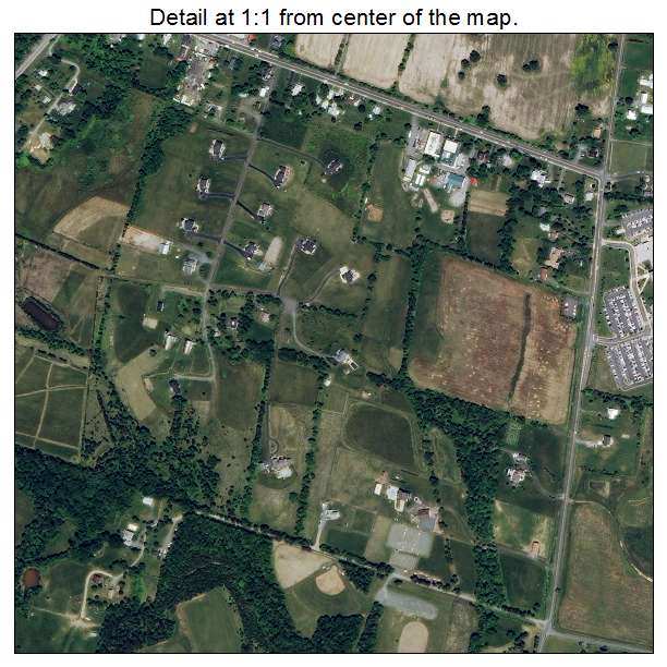 Nokesville, Virginia aerial imagery detail