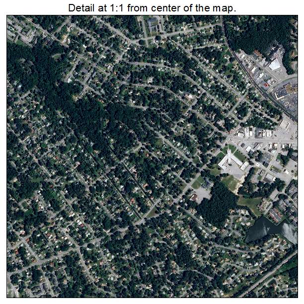Petersburg, Virginia aerial imagery detail