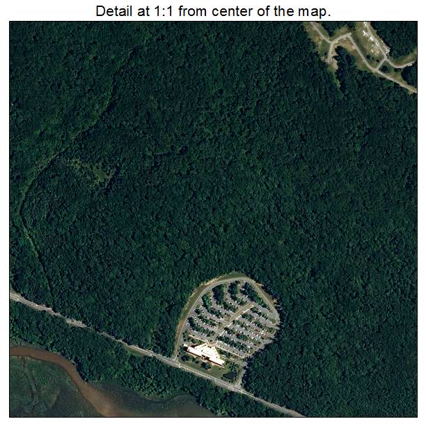 Quantico Station, Virginia aerial imagery detail