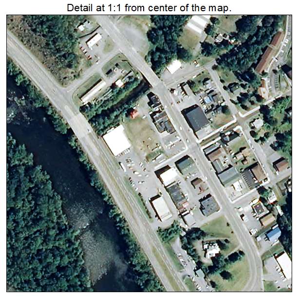 Rich Creek, Virginia aerial imagery detail