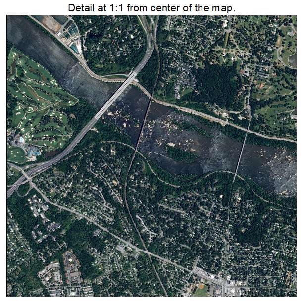 Richmond, Virginia aerial imagery detail