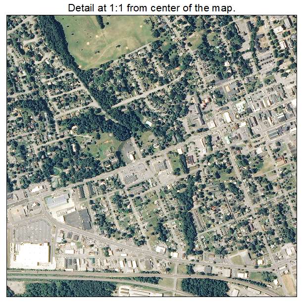 Salem, Virginia aerial imagery detail