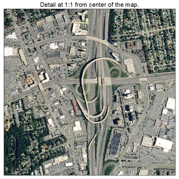 Springfield, Virginia aerial imagery detail