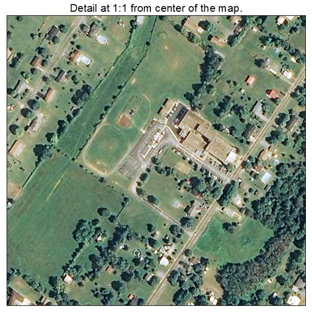 Stanley, Virginia aerial imagery detail