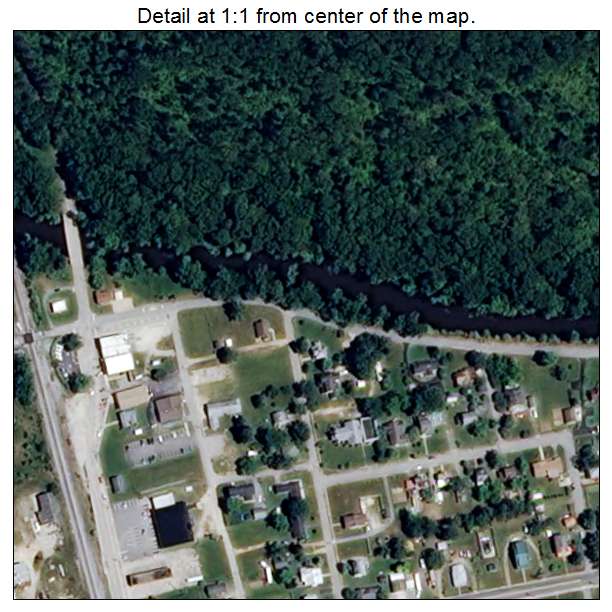 Stony Creek, Virginia aerial imagery detail