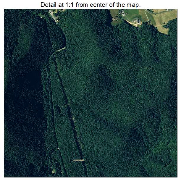 Sugar Grove, Virginia aerial imagery detail